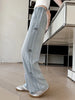 Plus Size Women's Spring Summer New-Style Denim Pants Fits 331 lb