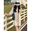 Plus Size Women's Summer Casual Short-Sleeve Relaxed Fit Dress Fits 331 lb