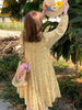 Plus Size Women's Spring Summer Floral Long-Sleeve Dress Fits 331 lb