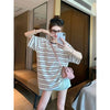 Plus Size Women's Summer Short-Sleeve Relaxed Fit T-Shirt Fits 331 lb