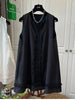 Plus Size Women's Summer French-Style Elegant Sleeveless Relaxed Fit Dress Fits 331 lb