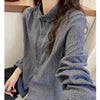 Plus Size Women's French-Style Vintage Long-Sleeve Relaxed Fit Shirt Fits 331 lb