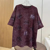 Plus Size New-Style Design Short-Sleeve Relaxed Fit T-Shirt Fits 331 lb