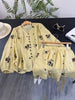 Plus Size Women's Summer Fashionable Casual Printed Long-Sleeve Two-Piece Set