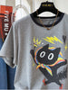 Plus Size Women's Summer New-Style Casual Printed Short-Sleeve T-Shirt Fits 331 lb