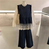 Plus Size Summer New-Style Denim Two-Piece Set