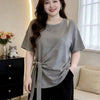 Plus Size Women's Summer New-Style Casual Short-Sleeve Relaxed Fit T-Shirt