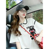 Plus Size Women's Summer Casual Short-Sleeve Relaxed Fit T-Shirt Fits 331 lb