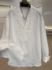 Plus Size Women's New-Style Lace Patchwork Shirt Fits 331 lb