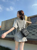 Plus Size Women's Summer Casual Relaxed Fit Two-Piece Set Fits 276 lb