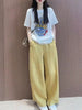 Plus Size Summer New-Style Casual Short-Sleeve Relaxed Fit Two-Piece Set Fits 331 lb