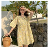Plus Size Women's Summer French-Style New-Style Short-Sleeve Dress