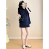 Plus Size Women's Summer Casual Short-Sleeve Relaxed Fit Two-Piece Set Fits 331 lb