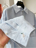 Plus Size Women's Casual Embroidered Long-Sleeve Relaxed Fit Shirt Fits 331 lb