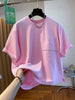 Plus Size Women's Summer New-Style Short-Sleeve Relaxed Fit T-Shirt Fits 331 lb
