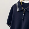 Plus Size Women's Summer New-Style Casual Knitted Short-Sleeve Relaxed Fit Sweater Fits 331 lb