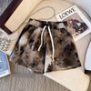 Plus Size Women's Summer Printed Pants Fits 88-331 lb
