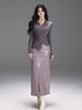 Porcelain Beauty High-Waist Eco-Leather Pencil Skirt