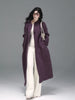 Mid-length coat gentle cozy and elegant vibe capturing the sophisticated aura of a Beijing socialite