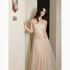 a ballet dance student, in an ultra-luxurious, large swing, gentle pink fishtail 3D lace dress