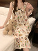 Plus Size Women's Summer Printed Camisole Dress Fits 331 lb