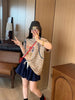 Plus Size Bow Short-Sleeve Summer T-Shirt