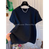 Plus Size Women's Summer New-Style Short-Sleeve Relaxed Fit T-Shirt Fits 331 lb