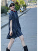 Plus Size Summer Fashionable New-Style Short-Sleeve Dress Fits 331 lb