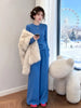 Plus Size Women's Casual Two-Piece Set Fits 331 lb