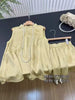 Plus Size Women's Summer Fashionable Sleeveless Two-Piece Set
