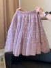 Plus Size Spring Summer French-Style Fashionable New-Style Patchwork Mesh Skirt Fits 331 lb