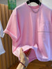 Plus Size Women's Summer New-Style Short-Sleeve Relaxed Fit T-Shirt Fits 331 lb