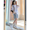 Plus Size Women's Casual Denim Relaxed Fit Pants