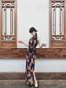 Prince Zhuang's Butterfly Dream Skirt Ancient Chinese Style Original Elegant Sleeveless Modified Cheongsam Dress