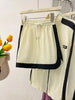 Plus Size Women's Summer Relaxed Fit Two-Piece Set