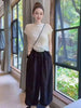 Plus Size Women's Elegant New-Style Pleated Short-Sleeve T-Shirt Fits 331 lb