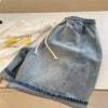 Plus Size Women's Summer New-Style Casual Denim Relaxed Fit Pants Fits 331 lb