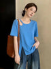 Plus Size Women's Summer New-Style Short-Sleeve Relaxed Fit T-Shirt Fits 331 lb