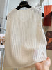 Plus Size Women's Summer Casual Knitted Relaxed Fit Cardigan Fits 88-331 lb
