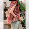 Plus Size Women's Summer New-Style Sleeveless Relaxed Fit Shirt Fits 331 lb