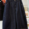 Plus Size Women's Summer New-Style Casual Denim Relaxed Fit Pants Fits 88-331 lb