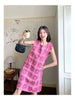 Plus Size Women's Summer Elegant New-Style Sleeveless Dress Fits 331 lb
