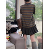 Plus Size Summer Design Patchwork Short-Sleeve T-Shirt Fits 331 lb