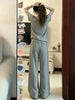 Plus Size Women's Summer Fashionable Casual Short-Sleeve Relaxed Fit Two-Piece Set Fits 331 lb