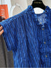 Plus Size Women's Summer New-Style Vintage Sleeveless Relaxed Fit Shirt Fits 331 lb