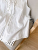 Plus Size Women's Summer New-Style Chiffon Sleeveless Relaxed Fit Blouse Fits 331 lb