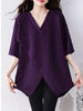 Plus Size Women's Summer Casual Design Knitted Relaxed Fit Sweater Fits 331 lb