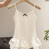 Plus Size Women's Summer Casual Lace Patchwork Vest Fits 88-331 lb