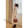 Plus Size Women's Casual Embroidered Long-Sleeve Relaxed Fit Dress Fits 331 lb