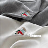 Embroidered Short-Sleeve Two-Piece Set Fits 331 lb
